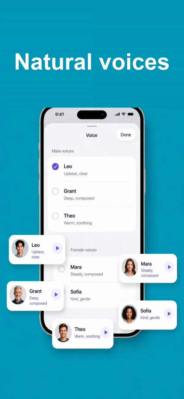 Screenshot der Read-Aloud-App 2