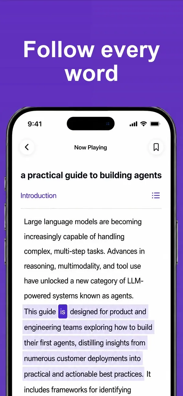 Screenshot der Read-Aloud-App 8